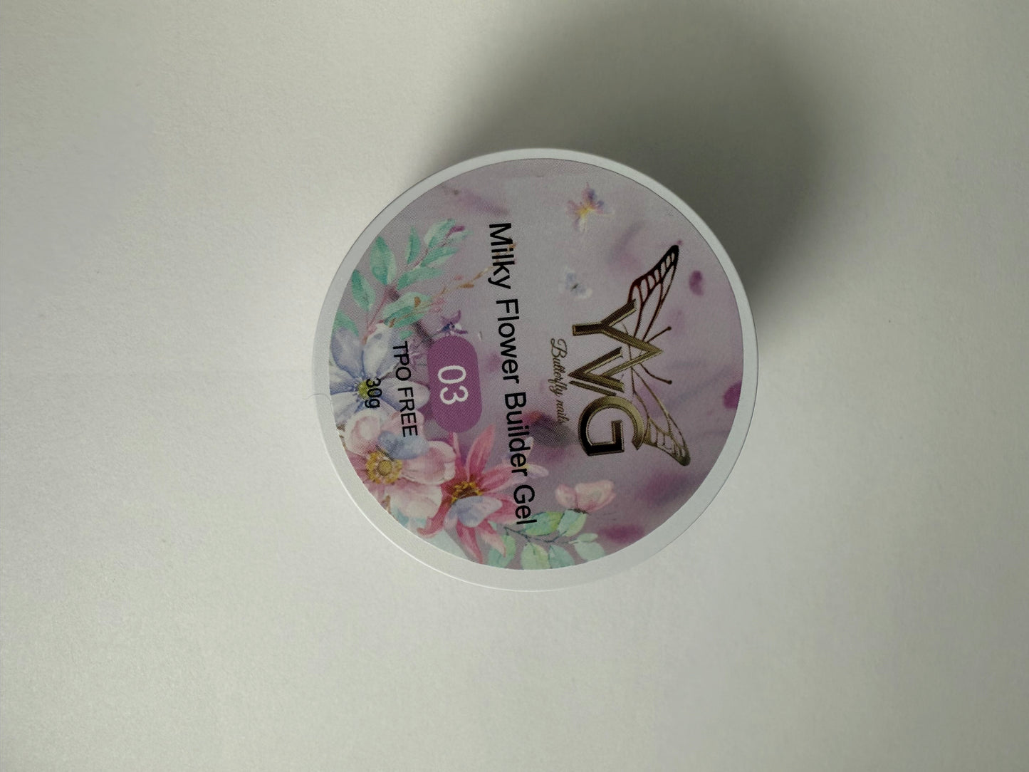 Builder gel 03 milky flower rosado