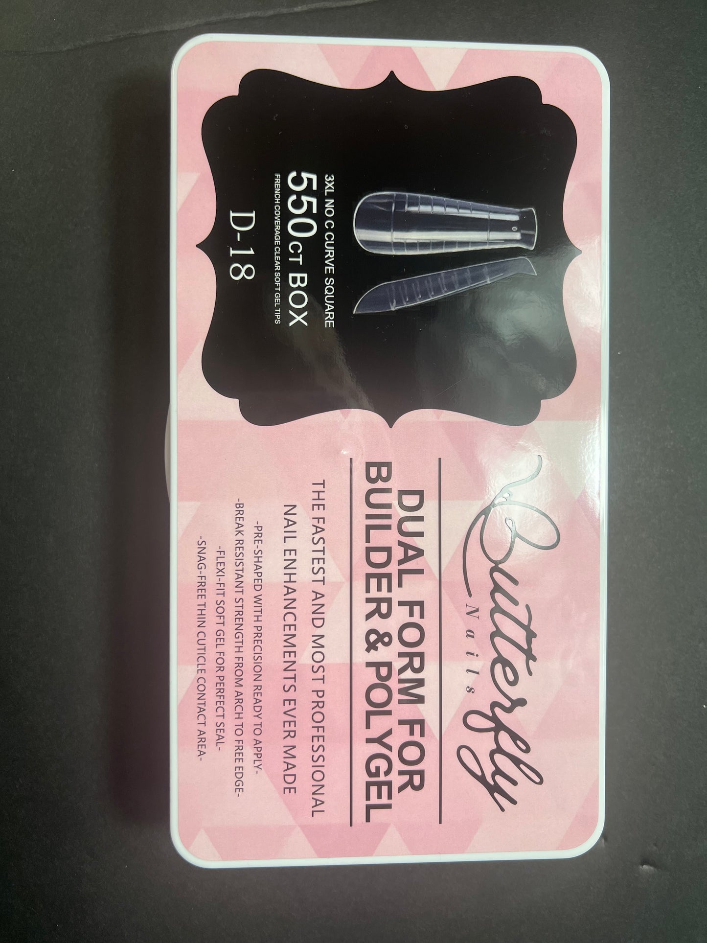 Dual form for Builder gel D-18