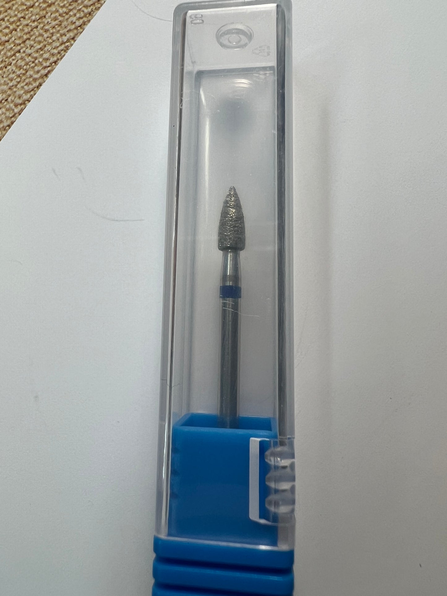 Punta bala : cinta azul para pulir cutícula (manicura rusa )