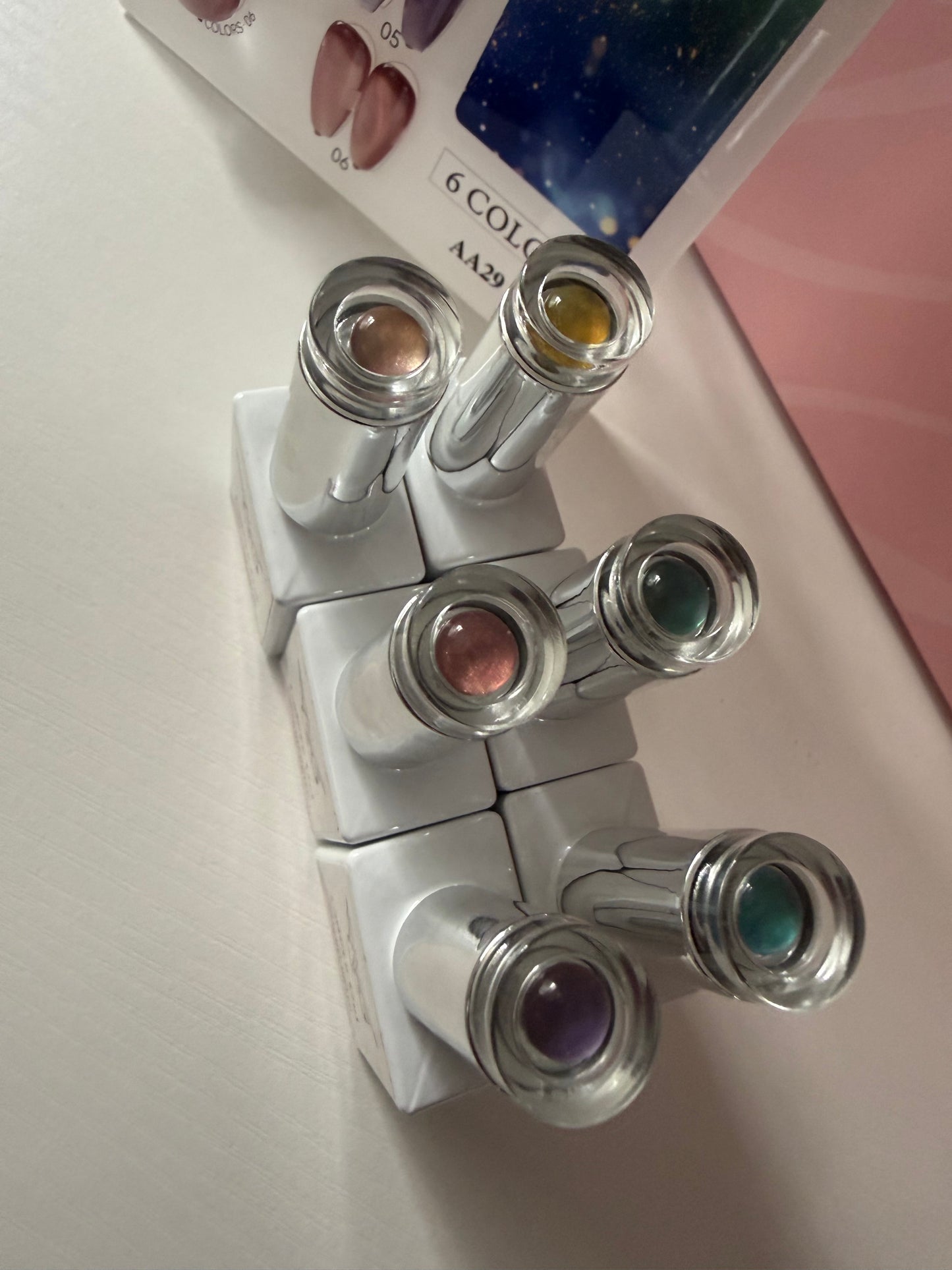 Colección de gel ojo de gato 5 colores