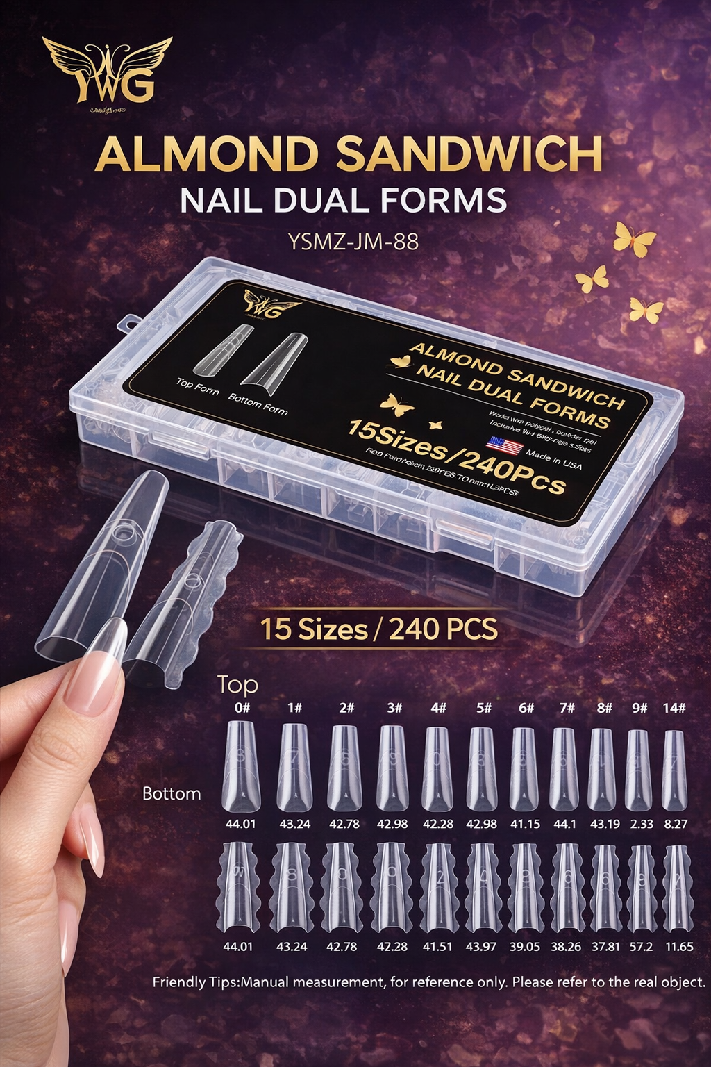 Dual form coffin sandwich 250 pc