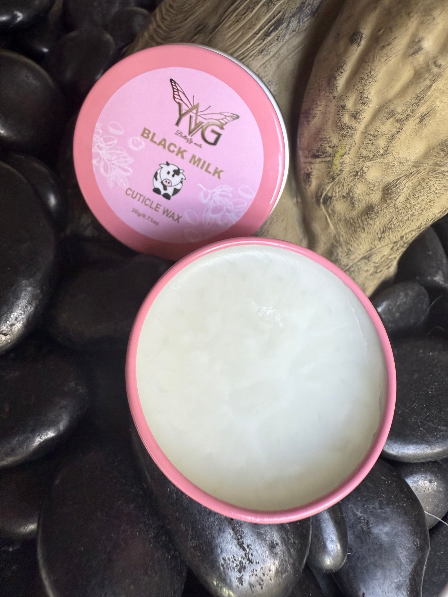 Cuticle wax ( black milk ) cera de cutícula 20g