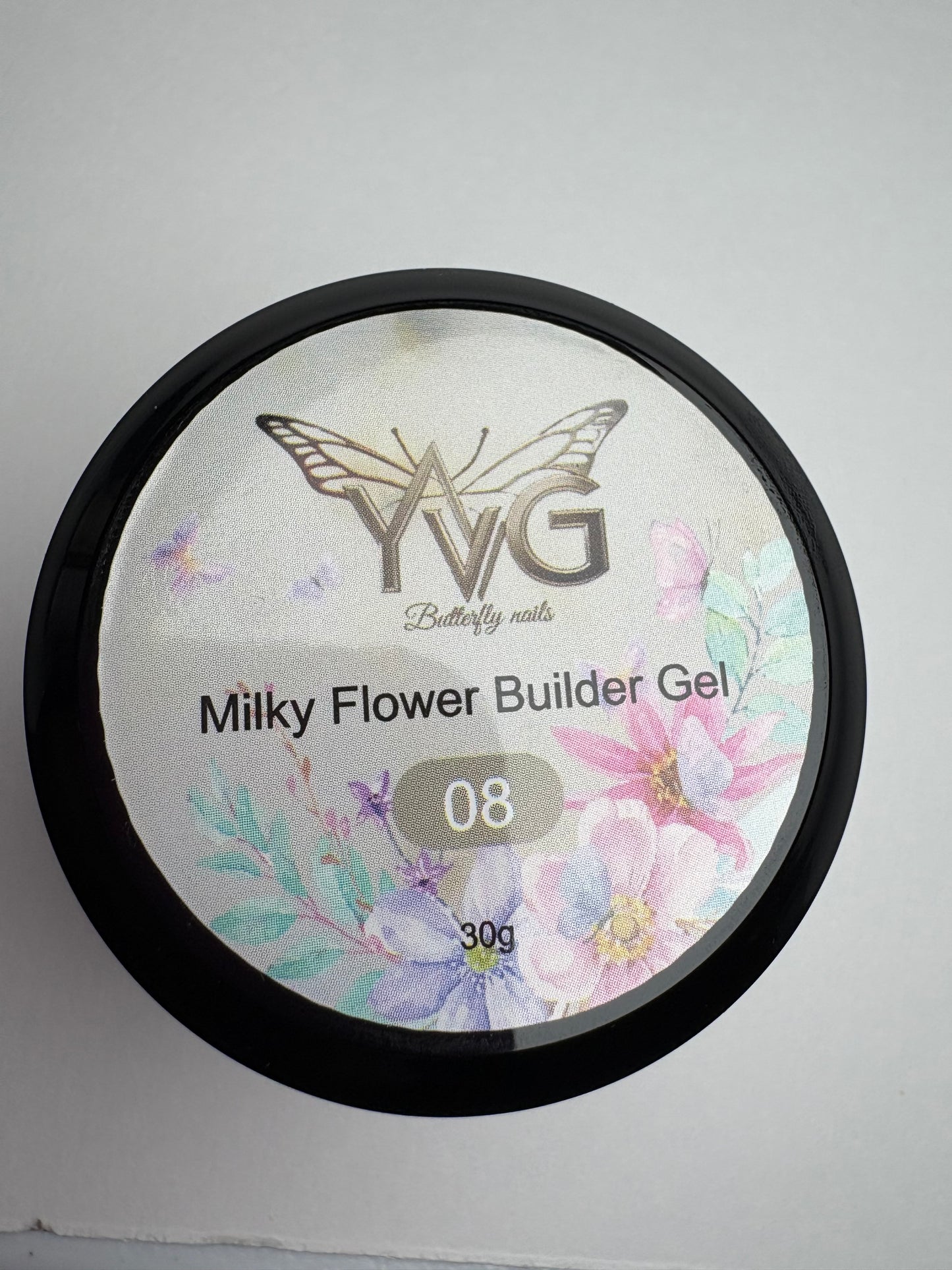 Builder gel milky white 08