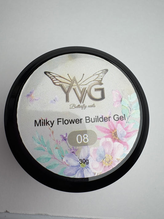 Builder gel milky white 08