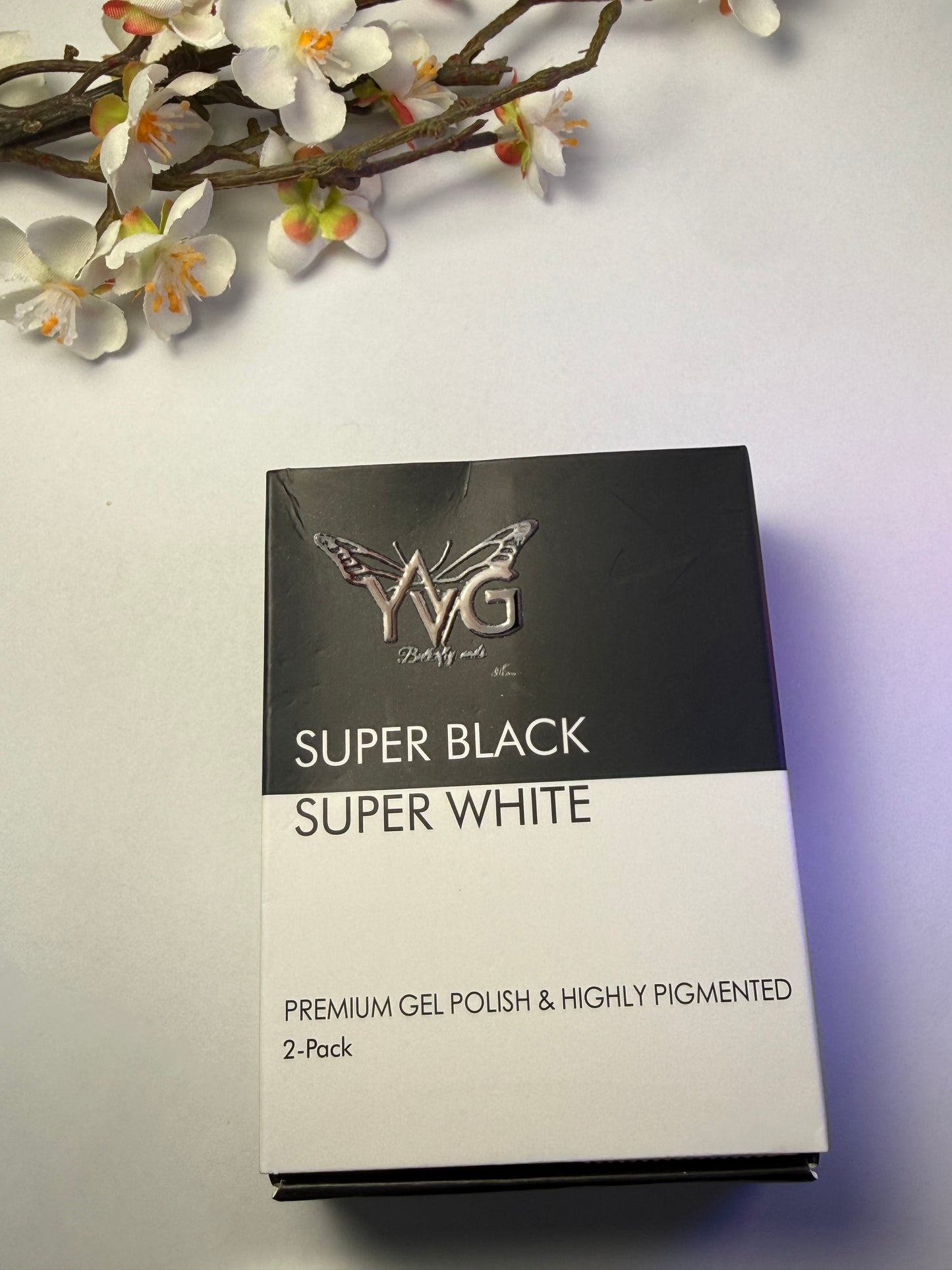 Gel Polish super white & super black