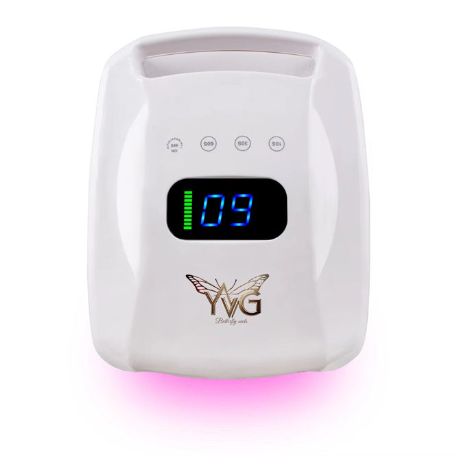 Lámpara recargable led / UV  de 96 W de secado lento y rápido durabilidad de 8 horas continuas , Blamca