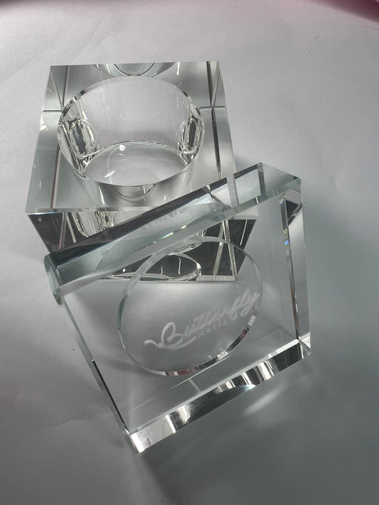 Base de cristal para monomero ( blanco clear )