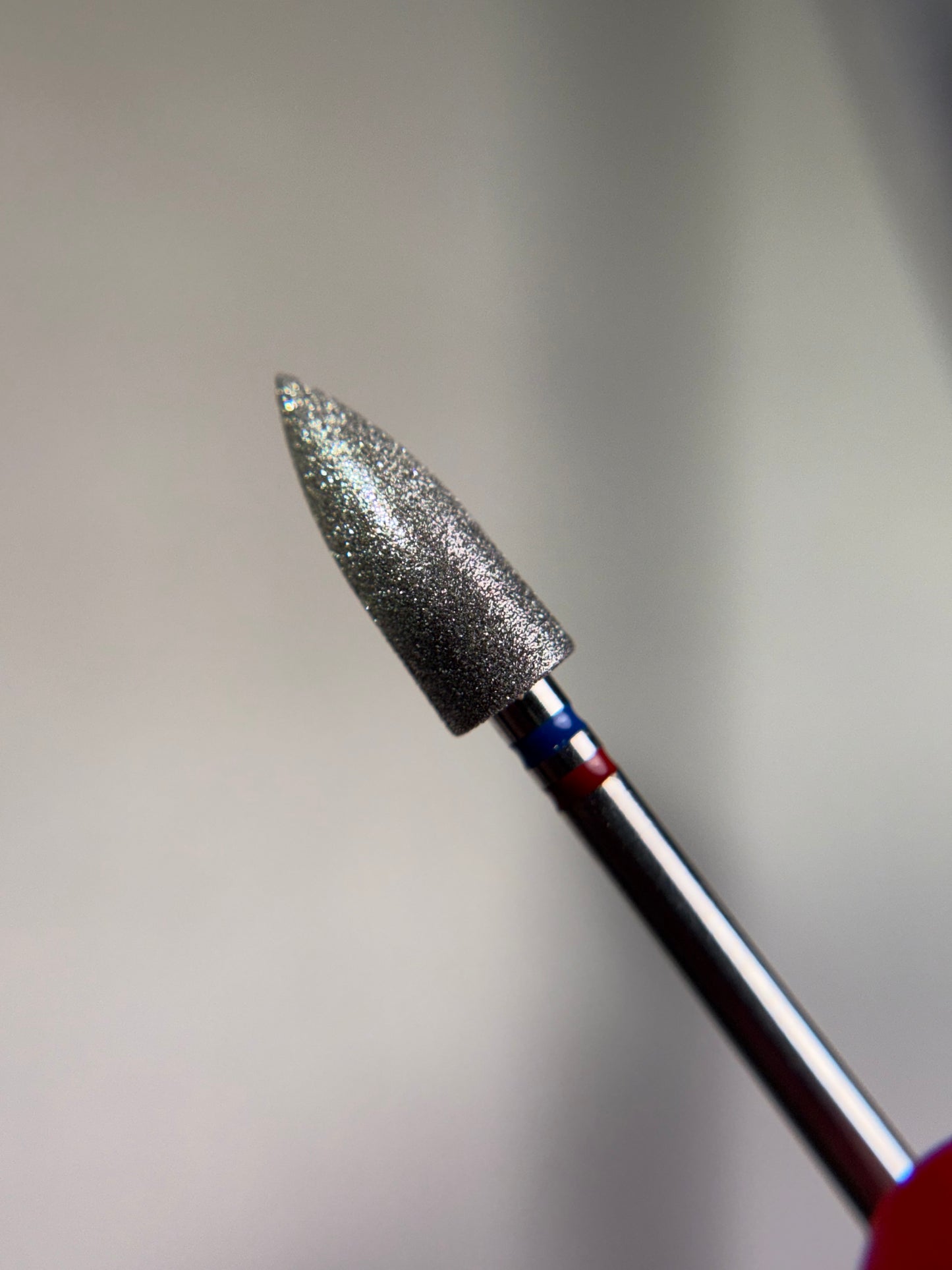 Punta bala grande cinta roja y azul