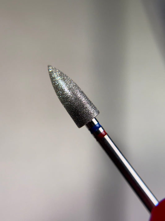 Punta bala grande cinta roja y azul