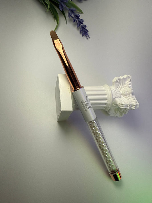 Pincel lengua de gato # 4 blanco