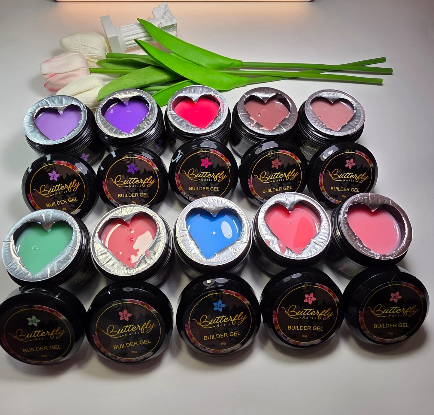 Colección de verano builder gel (10 colores )