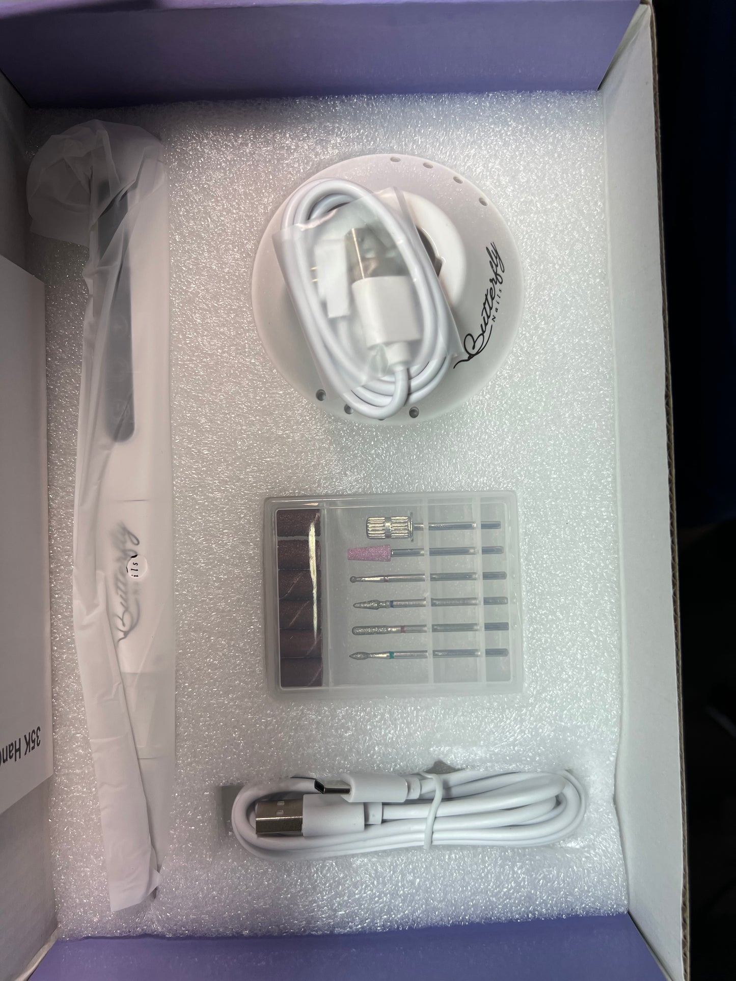 Drill inalámbrico recargable ( blanco )