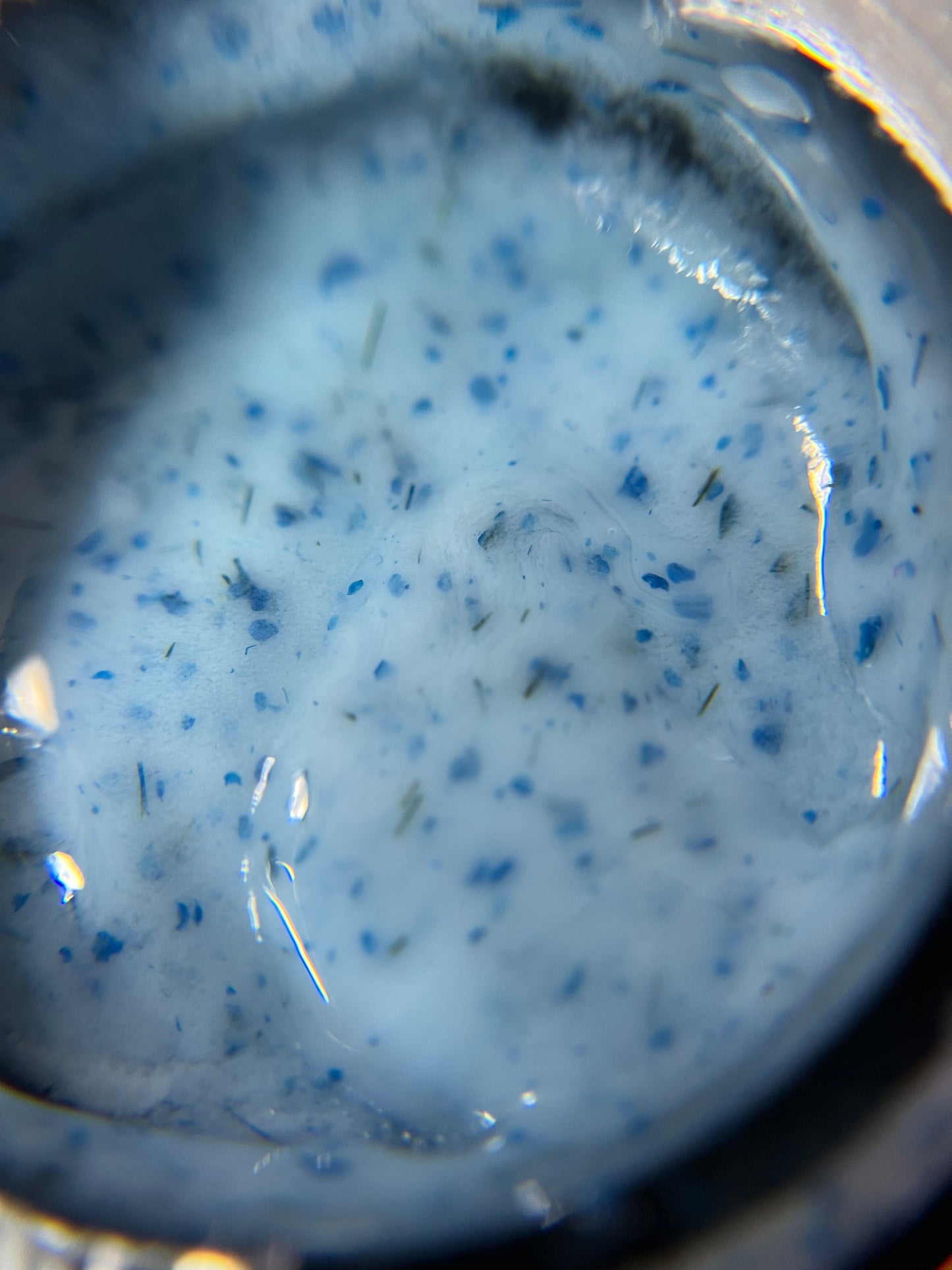 Builder gel 01 milky flower azul