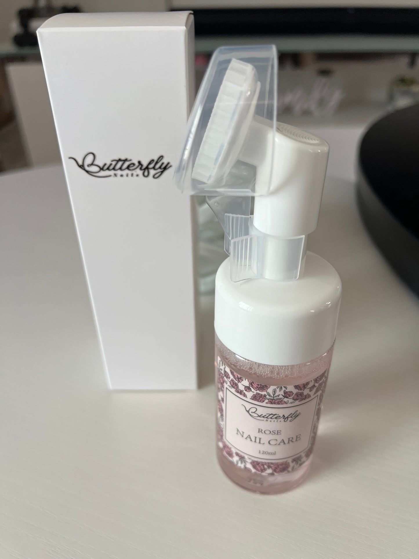 Espuma limpiadora para manos