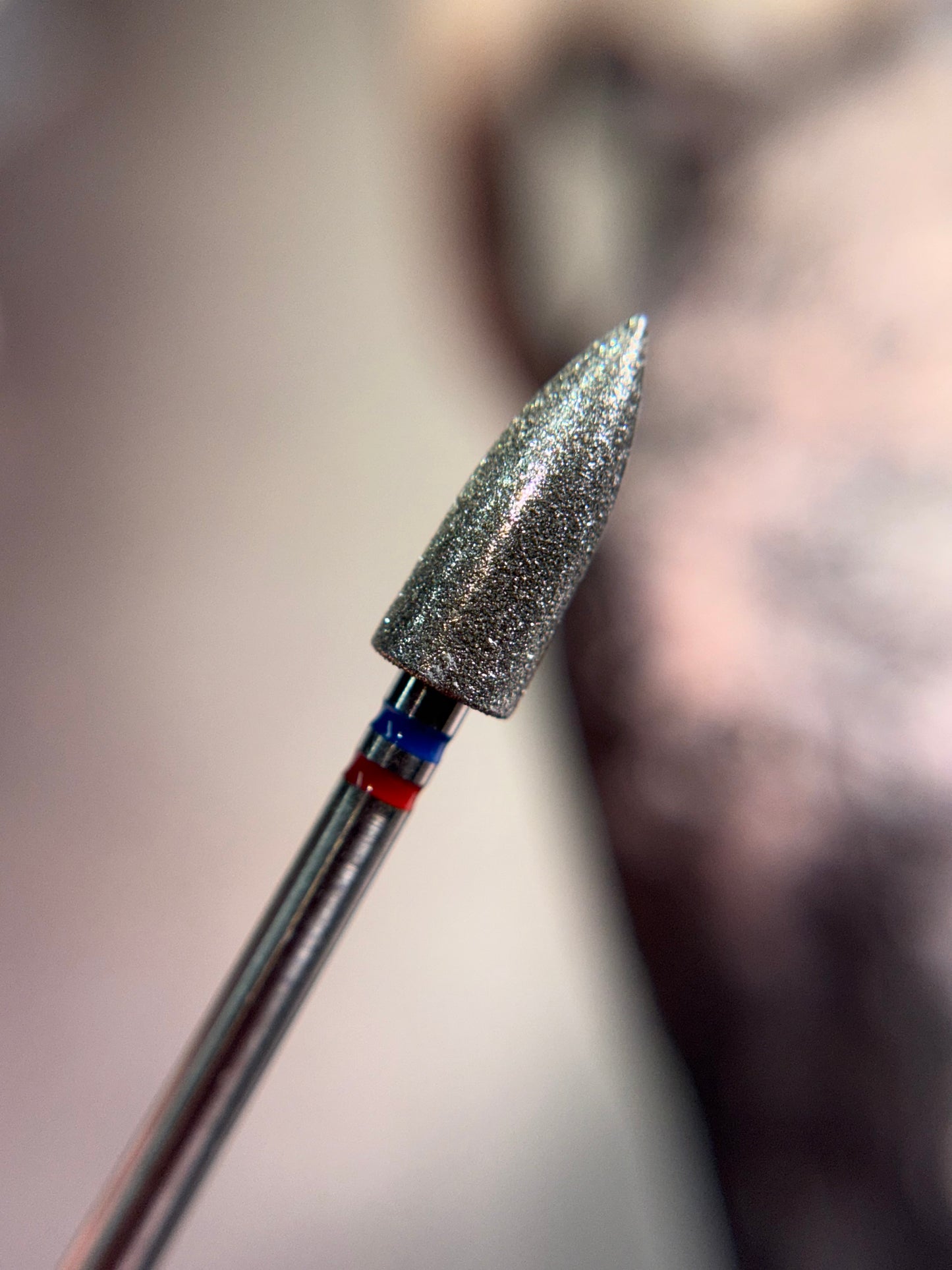 Punta bala grande cinta roja y azul