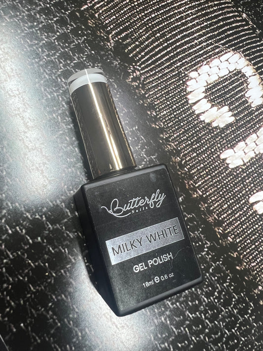 Gel polish milk white