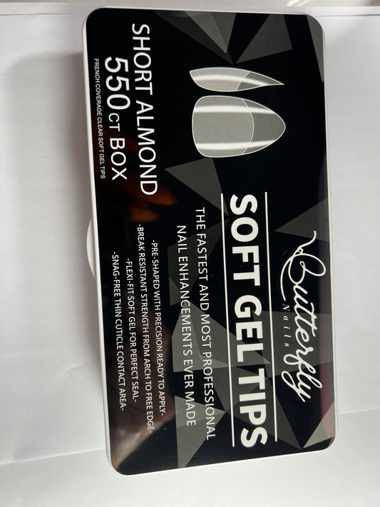 Soft gel tip almond