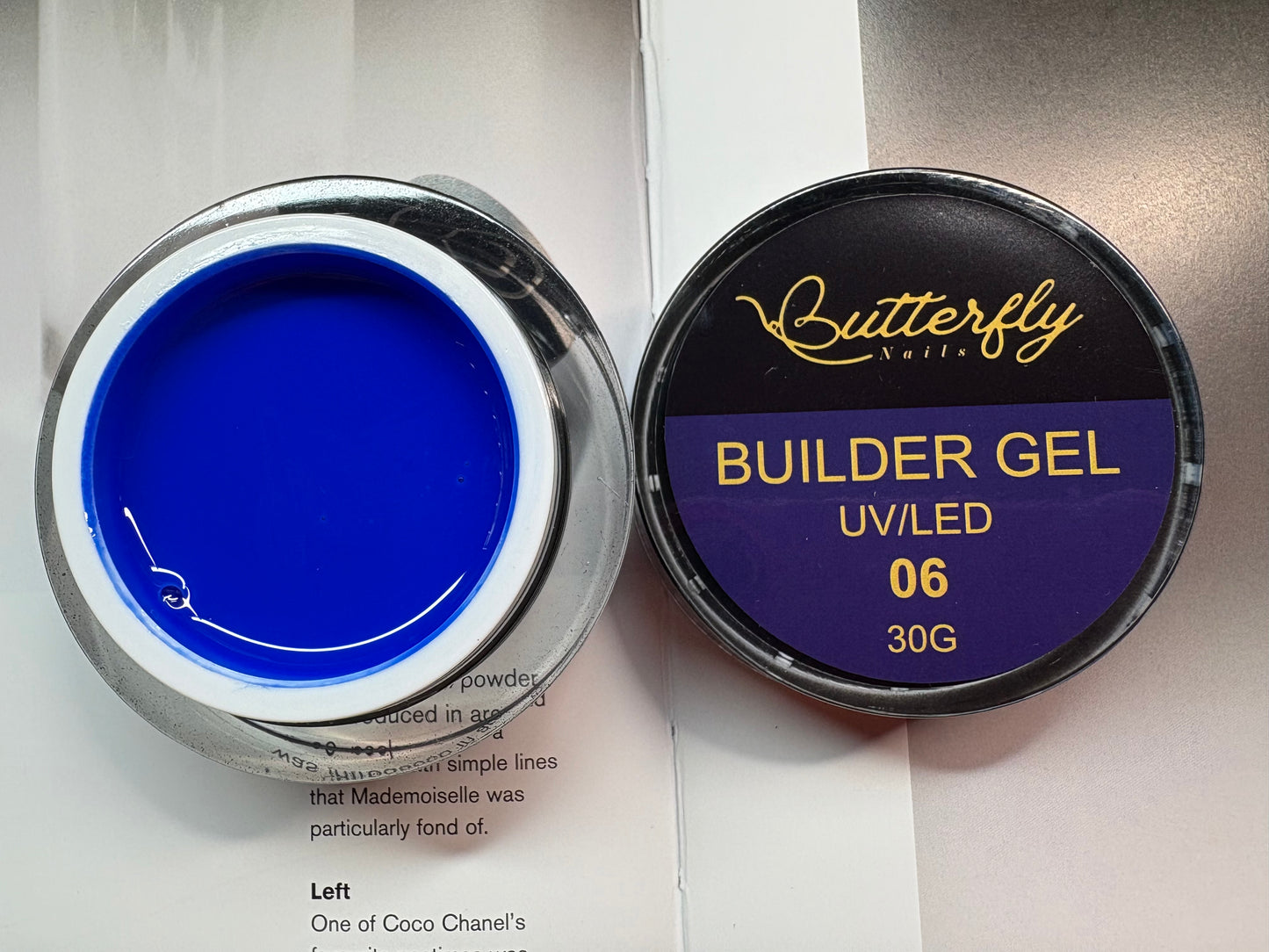 Builder gel 06 azul royal de 30G