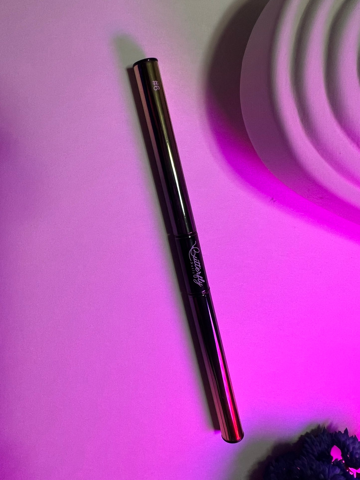 Pincel lengua de Gato # 6 para builder gel y polygel