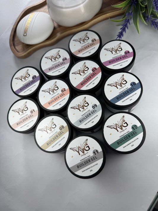 Builder gel Eden Garden collection 12 colores pastel