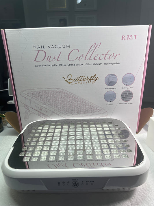 Extractor de polvo de uñas . Recargable .Grande y ajustable alta potencia de adsorción