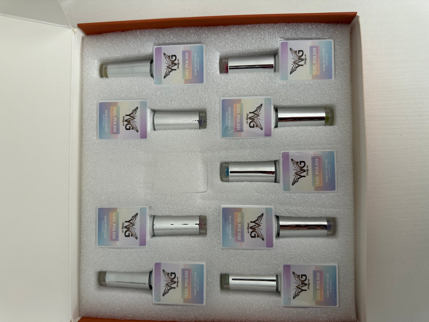 Colección de gel hema y tpo free 9 colores de primavera
