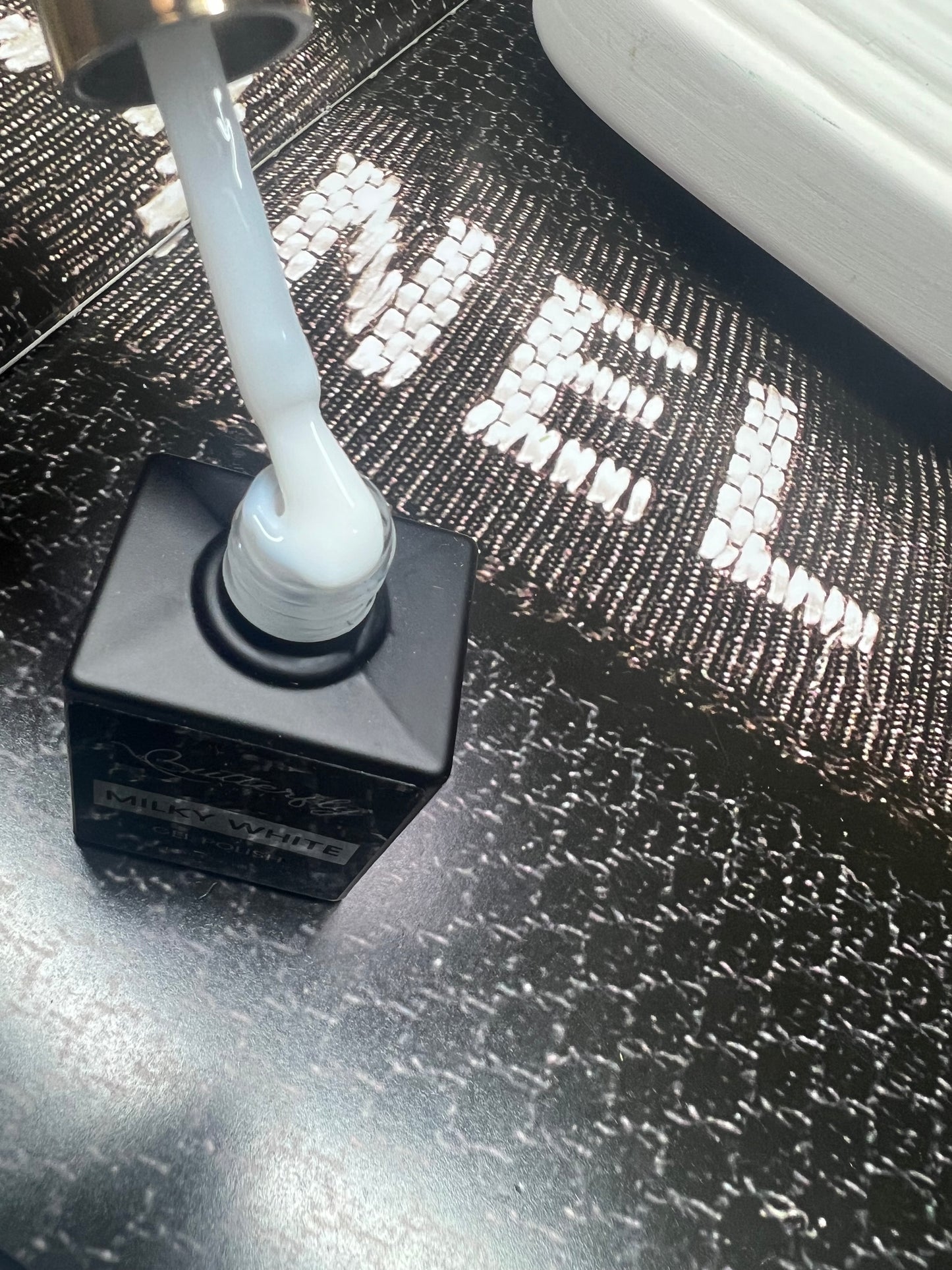 Gel polish milk white