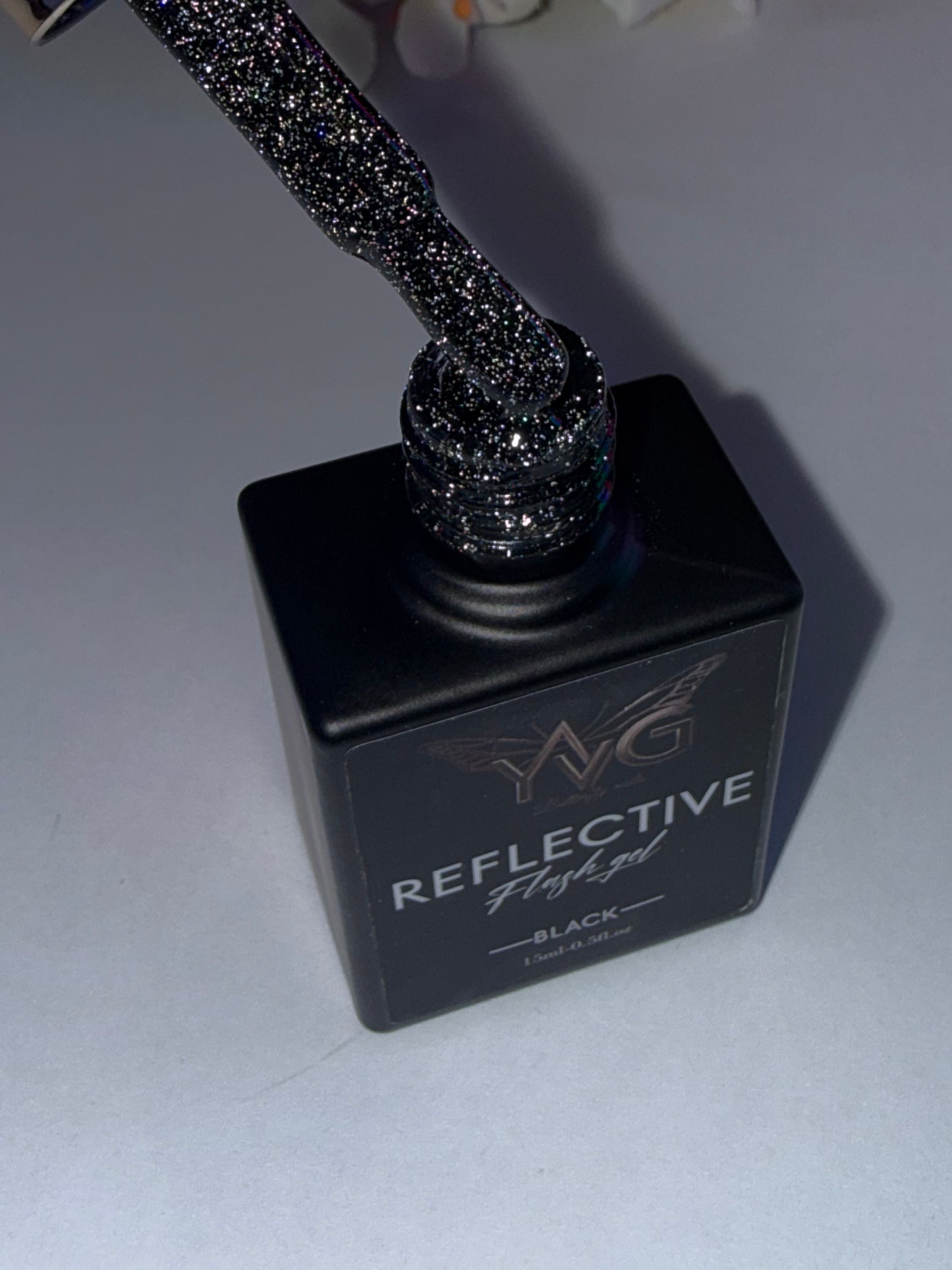 Set de 4 gel Polish refractarios silver , gold , red , black