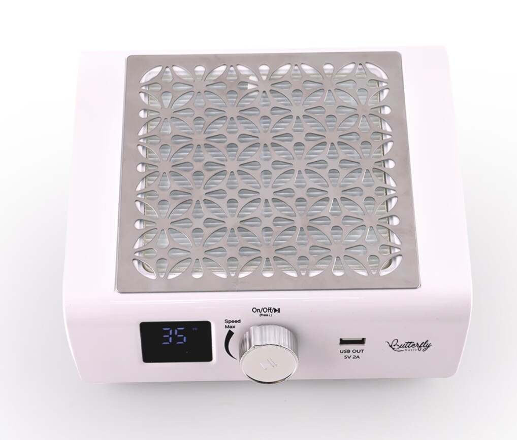 Extractor de polvo recargable blanco