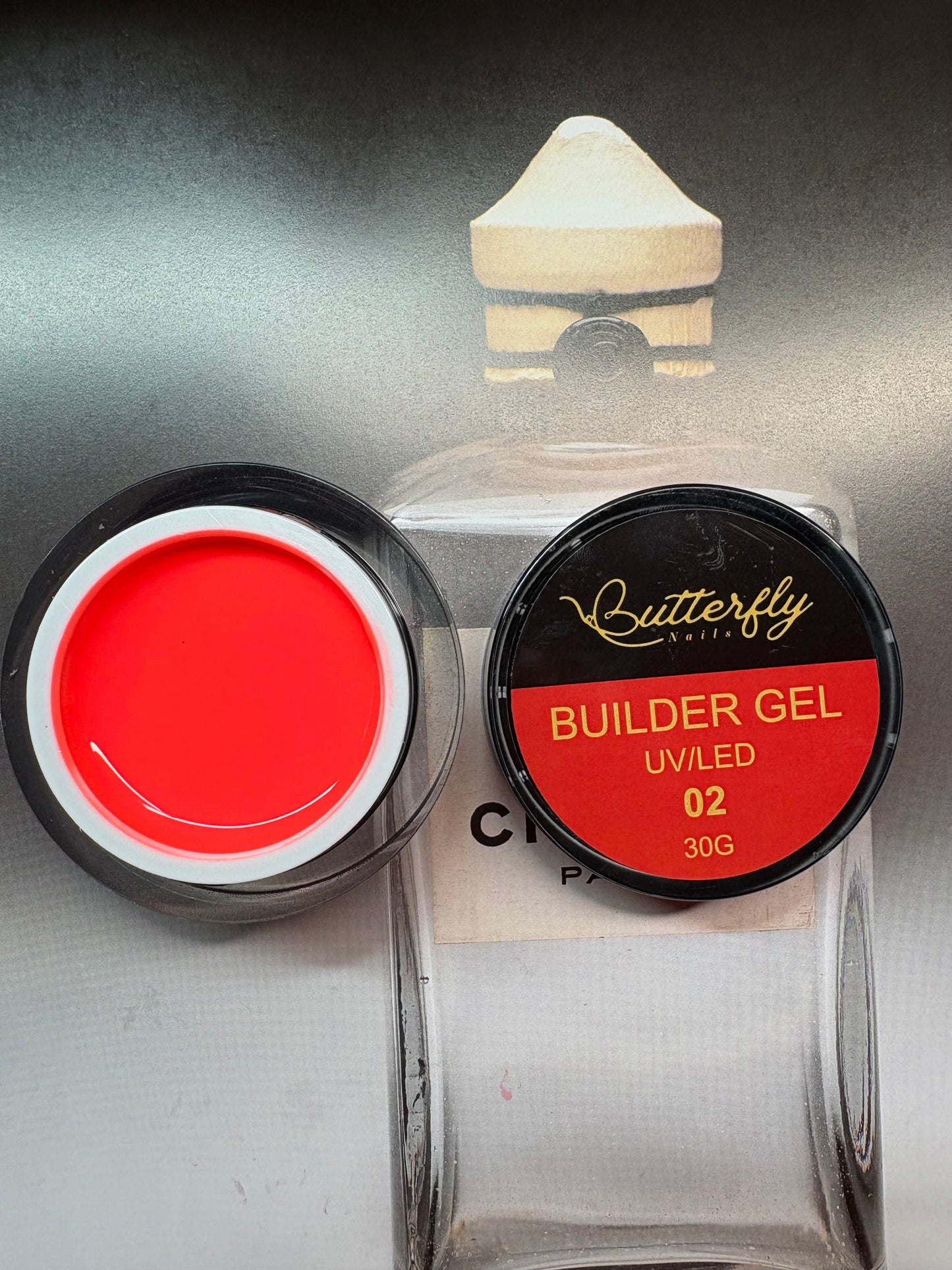 Builder gel 02 naranja neón de 30G